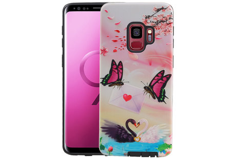 Vlinder Design Hardcase Backcover voor Samsung Galaxy S9