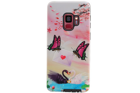 BAOHU Vlinder Design Hardcase Backcover - Hoesje Geschikt voor Samsung Galaxy S9