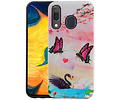 BAOHU Vlinder Design Hardcase Backcover - Hoesje Geschikt voor Samsung Galaxy A30