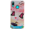 BAOHU Vlinder Design Hardcase Backcover - Hoesje Geschikt voor Huawei P Smart 2019