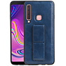 BAOHU Grip Stand Hardcase Backcover Samsung Galaxy A9 (2018) Blauw