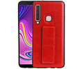 Grip Stand Hardcase Backcover - Telefoonhoesje - Achterkant Hoesje - Geschikt voor Samsung Galaxy A9 (2018) - Rood