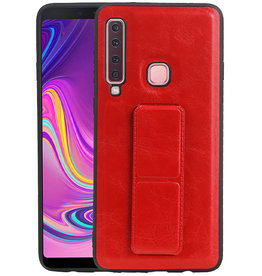 Grip Stand Hardcase Backcover Samsung Galaxy A9 (2018) Rood