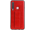 Grip Stand Hardcase Backcover - Telefoonhoesje - Achterkant Hoesje - Geschikt voor Samsung Galaxy A9 (2018) - Rood