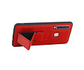 Grip Stand Hardcase Backcover - Telefoonhoesje - Achterkant Hoesje - Geschikt voor Samsung Galaxy A9 (2018) - Rood