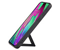 BAOHU Grip Stand Hardcase Backcover - Telefoonhoesje - Achterkant Hoesje - Geschikt voor Samsung Galaxy A40 - Zwart