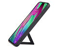Grip Stand Hardcase Backcover - Telefoonhoesje - Achterkant Hoesje - Geschikt voor Samsung Galaxy A40 - Zwart