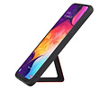 BAOHU Grip Stand Hardcase Backcover - Telefoonhoesje - Achterkant Hoesje - Geschikt voor Samsung Galaxy A50 - Rood