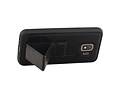 Grip Stand Hardcase Backcover - Telefoonhoesje - Achterkant Hoesje - Geschikt voor Samsung Galaxy J2 Core - Zwart
