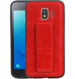 BAOHU Grip Stand Hardcase Backcover Samsung Galaxy J2 Core Rood