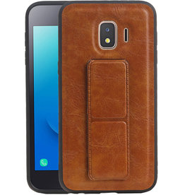 BAOHU Grip Stand Hardcase Backcover Samsung  Galaxy J2 Core Bruin
