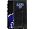 Grip Stand Hardcase Backcover - Telefoonhoesje - Achterkant Hoesje - Geschikt voor Samsung Galaxy Note 9 - Zwart