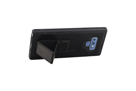 BAOHU Grip Stand Hardcase Backcover - Telefoonhoesje - Achterkant Hoesje - Geschikt voor Samsung Galaxy Note 9 - Zwart