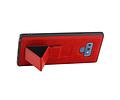 Grip Stand Hardcase Backcover - Telefoonhoesje - Achterkant Hoesje - Geschikt voor Samsung Galaxy Note 9 - Rood