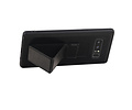 Grip Stand Hardcase Backcover - Telefoonhoesje - Achterkant Hoesje - Geschikt voor Samsung Galaxy Note 8 - Zwart