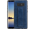 Grip Stand Hardcase Backcover - Telefoonhoesje - Achterkant Hoesje - Geschikt voor Samsung Galaxy Note 8 - Blauw