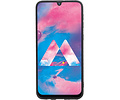 Grip Stand Hardcase Backcover - Telefoonhoesje - Achterkant Hoesje - Geschikt voor Samsung Galaxy M30 - Zwart