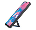 BAOHU Grip Stand Hardcase Backcover - Telefoonhoesje - Achterkant Hoesje - Geschikt voor Samsung Galaxy M30 - Blauw