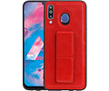 Grip Stand Hardcase Backcover - Telefoonhoesje - Achterkant Hoesje - Geschikt voor Samsung Galaxy M30 - Rood