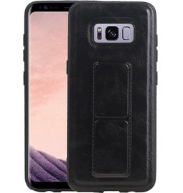 BAOHU Grip Stand Hardcase Backcover Samsung Galaxy S8 Zwart