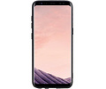 Grip Stand Hardcase Backcover - Telefoonhoesje - Achterkant Hoesje - Geschikt voor Samsung Galaxy S8 - Zwart