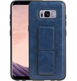 BAOHU Grip Stand Hardcase Backcover Samsung Galaxy S8 Blauw