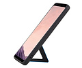 Grip Stand Hardcase Backcover - Telefoonhoesje - Achterkant Hoesje - Geschikt voor Samsung Galaxy S8 - Blauw