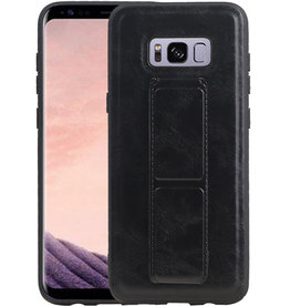 BAOHU Grip Stand Hardcase Backcover Samsung Galaxy S8 Plus Zwart