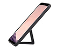 Grip Stand Hardcase Backcover - Telefoonhoesje - Achterkant Hoesje - Geschikt voor Samsung Galaxy S8 Plus - Zwart