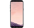 Grip Stand Hardcase Backcover - Telefoonhoesje - Achterkant Hoesje - Geschikt voor Samsung Galaxy S8 Plus - Zwart
