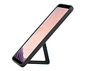 Grip Stand Hardcase Backcover - Telefoonhoesje - Achterkant Hoesje - Geschikt voor Samsung Galaxy S8 Plus - Blauw