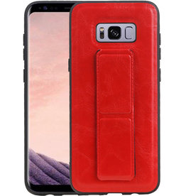 BAOHU Grip Stand Hardcase Backcover Samsung Galaxy S8 Plus Rood
