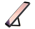 Grip Stand Hardcase Backcover - Telefoonhoesje - Achterkant Hoesje - Geschikt voor Samsung Galaxy S8 Plus - Bruin