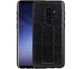 Grip Stand Hardcase Backcover - Telefoonhoesje - Achterkant Hoesje - Geschikt voor Samsung Galaxy S9 Plus - Zwart