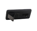 BAOHU Grip Stand Hardcase Backcover - Telefoonhoesje - Achterkant Hoesje - Geschikt voor Samsung Galaxy S9 Plus - Zwart