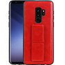 Grip Stand Hardcase Backcover Samsung Galaxy S9 Plus Rood