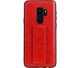 BAOHU Grip Stand Hardcase Backcover - Telefoonhoesje - Achterkant Hoesje - Geschikt voor Samsung Galaxy S9 Plus - Rood