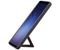 Grip Stand Hardcase Backcover - Telefoonhoesje - Achterkant Hoesje - Geschikt voor Samsung Galaxy S9 Plus - Rood