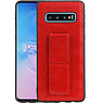 Grip Stand Hardcase Backcover Samsung Galaxy S10 Rood