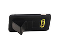 BAOHU Grip Stand Hardcase Backcover - Telefoonhoesje - Achterkant Hoesje - Geschikt voor Samsung Galaxy S10E - Zwart