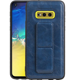 BAOHU Grip Stand Hardcase Backcover Samsung Galaxy S10E Blauw