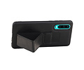 BAOHU Grip Stand Hardcase Backcover - Telefoonhoesje - Achterkant Hoesje - Geschikt voor Huawei P30 - Zwart