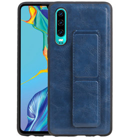 BAOHU Grip Stand Hardcase Backcover Huawei P30 Blauw