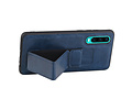 Grip Stand Hardcase Backcover - Telefoonhoesje - Achterkant Hoesje - Geschikt voor Huawei P30 - Blauw