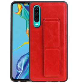 BAOHU Grip Stand Hardcase Backcover Huawei P30 Rood