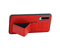 BAOHU Grip Stand Hardcase Backcover - Telefoonhoesje - Achterkant Hoesje - Geschikt voor Huawei P30 - Rood