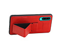 Grip Stand Hardcase Backcover - Telefoonhoesje - Achterkant Hoesje - Geschikt voor Huawei P30 - Rood
