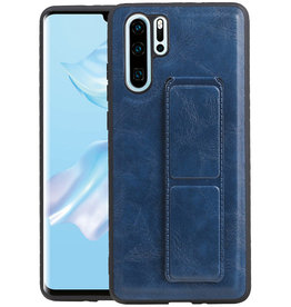 BAOHU Grip Stand Hardcase Backcover Huawei P30 Pro Blauw