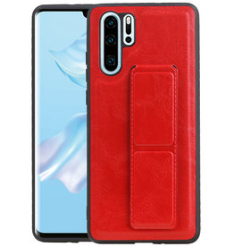 BAOHU Grip Stand Hardcase Backcover Huawei P30 Pro Rood