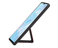 Grip Stand Hardcase Backcover - Telefoonhoesje - Achterkant Hoesje - Geschikt voor Huawei P30 Pro - Rood